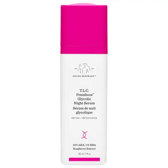 Drunk Elephant  T.L.C. Framboos™ Glycolic Resurfacing Night Serum