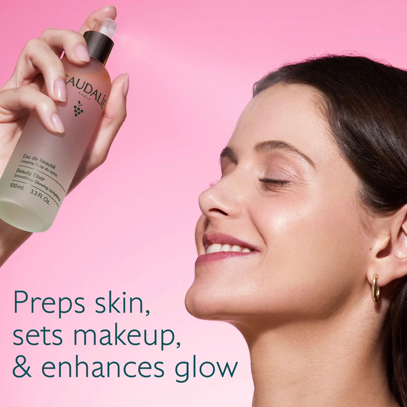 Caudalie  Beauty Elixir Prep, Set Makeup, Glow Face Mist 4