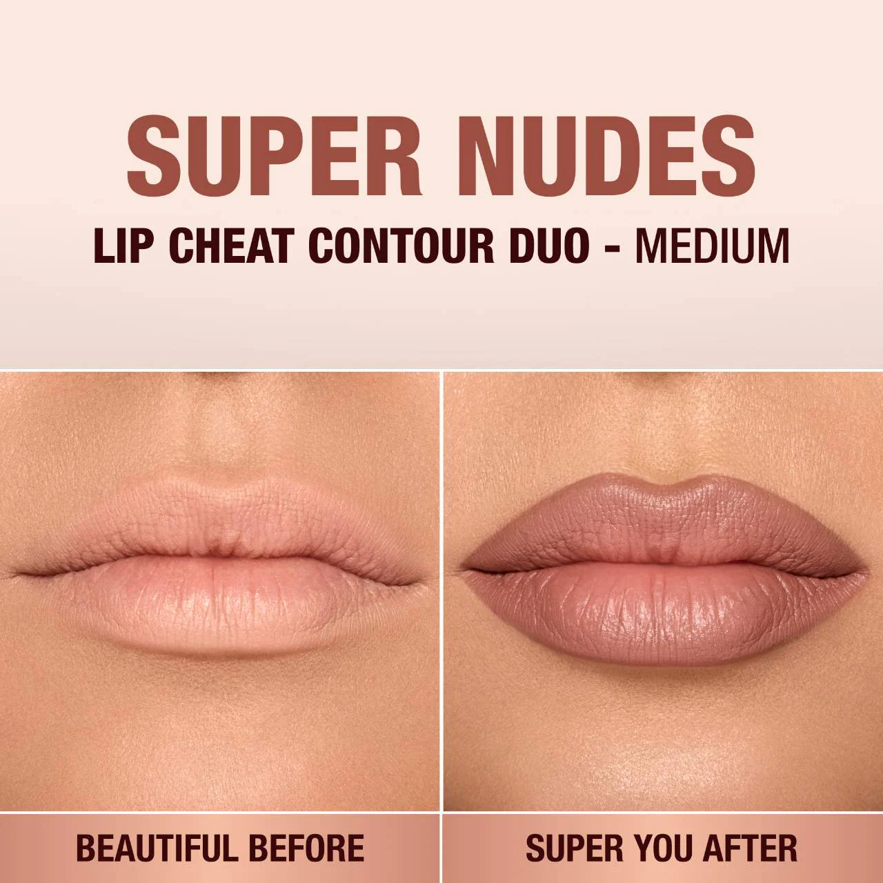 Charlotte Tilbury Super Nudes Lip Cheat Contour Duo Lip Liner 6