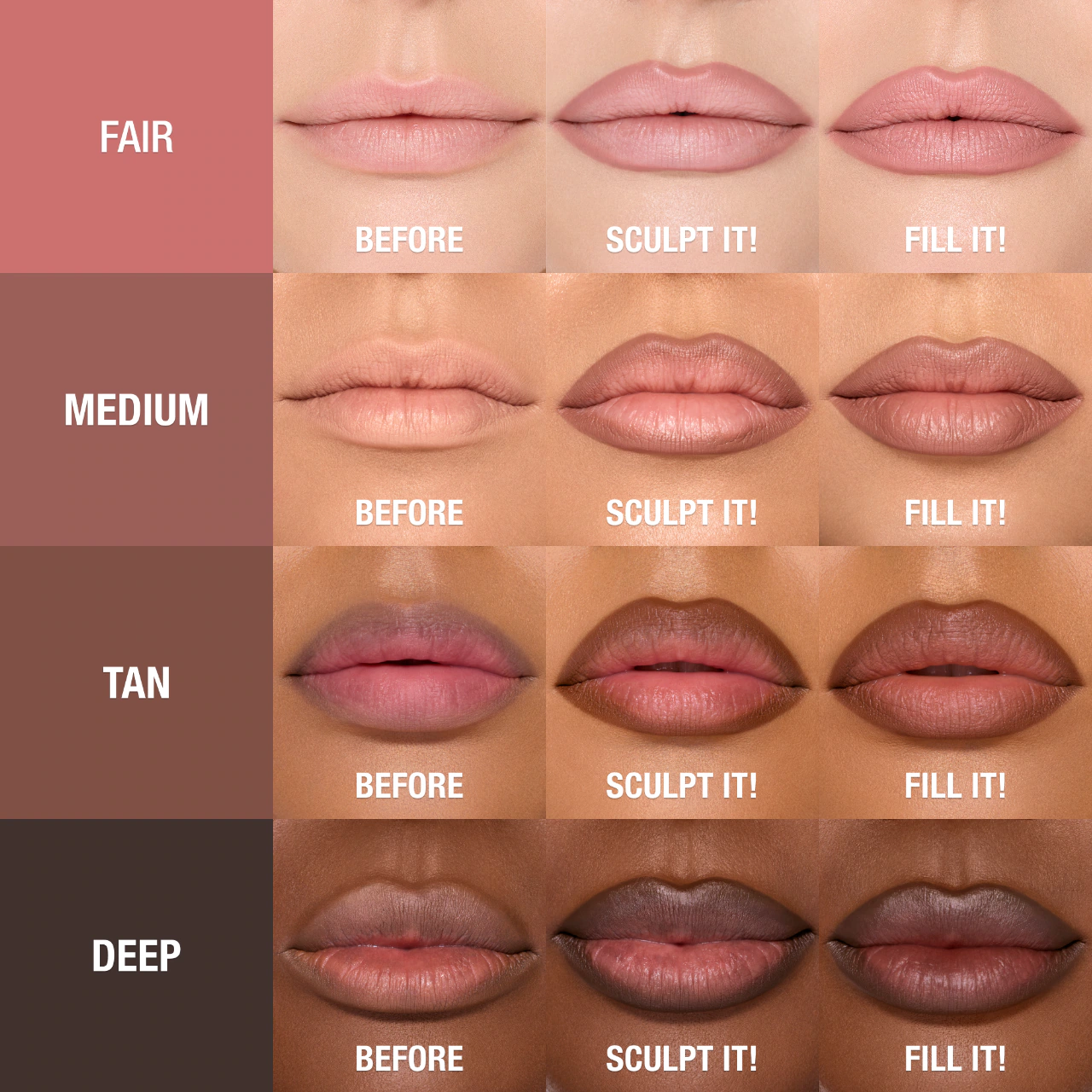 Charlotte Tilbury Super Nudes Lip Cheat Contour Duo Lip Liner 2